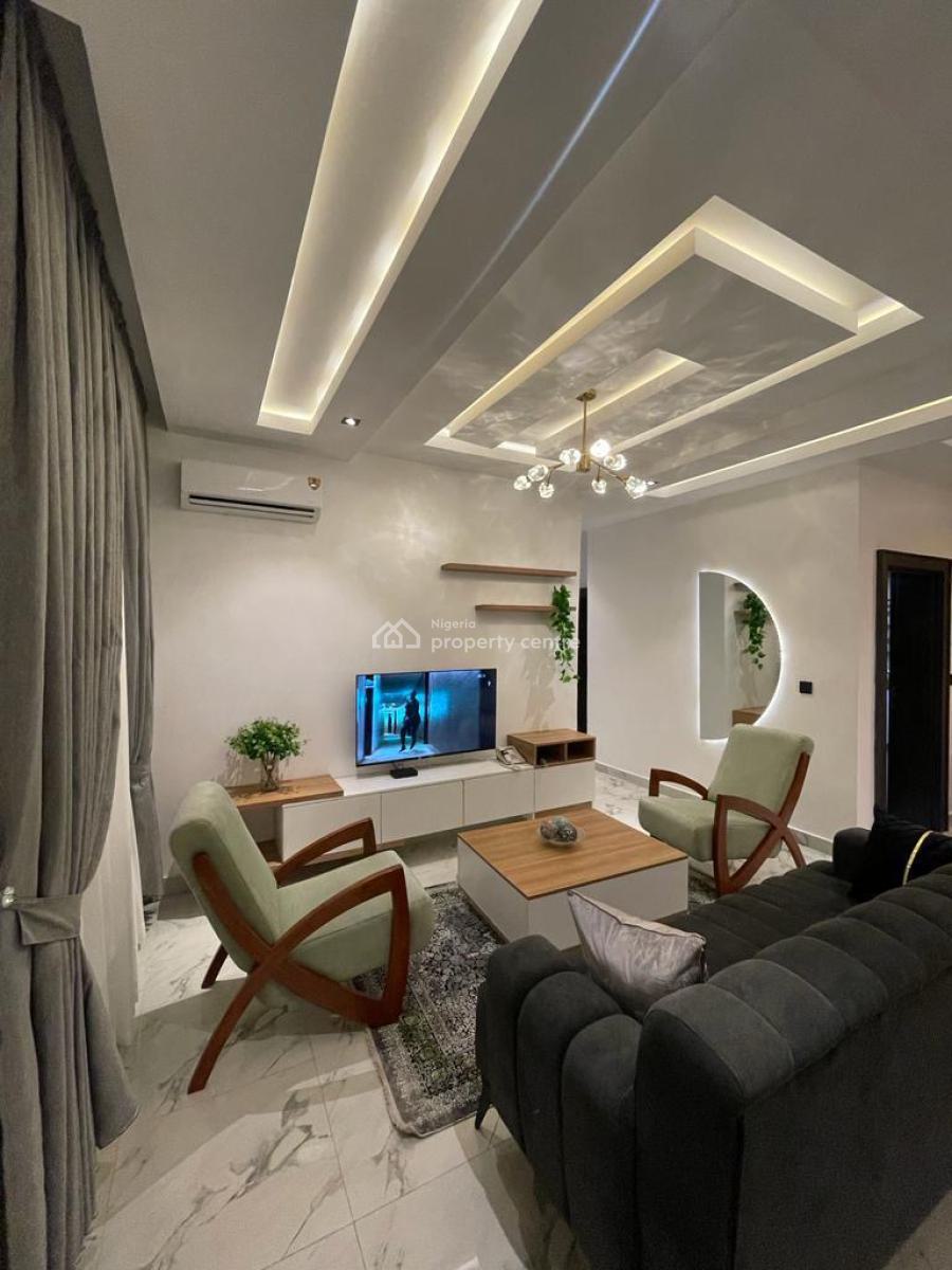 Fully Furnished & Serviced 2 Bedroom Flat, Kubwa, Fo1 Layout, Kubwa, Abuja, Flat / Apartment for Rent