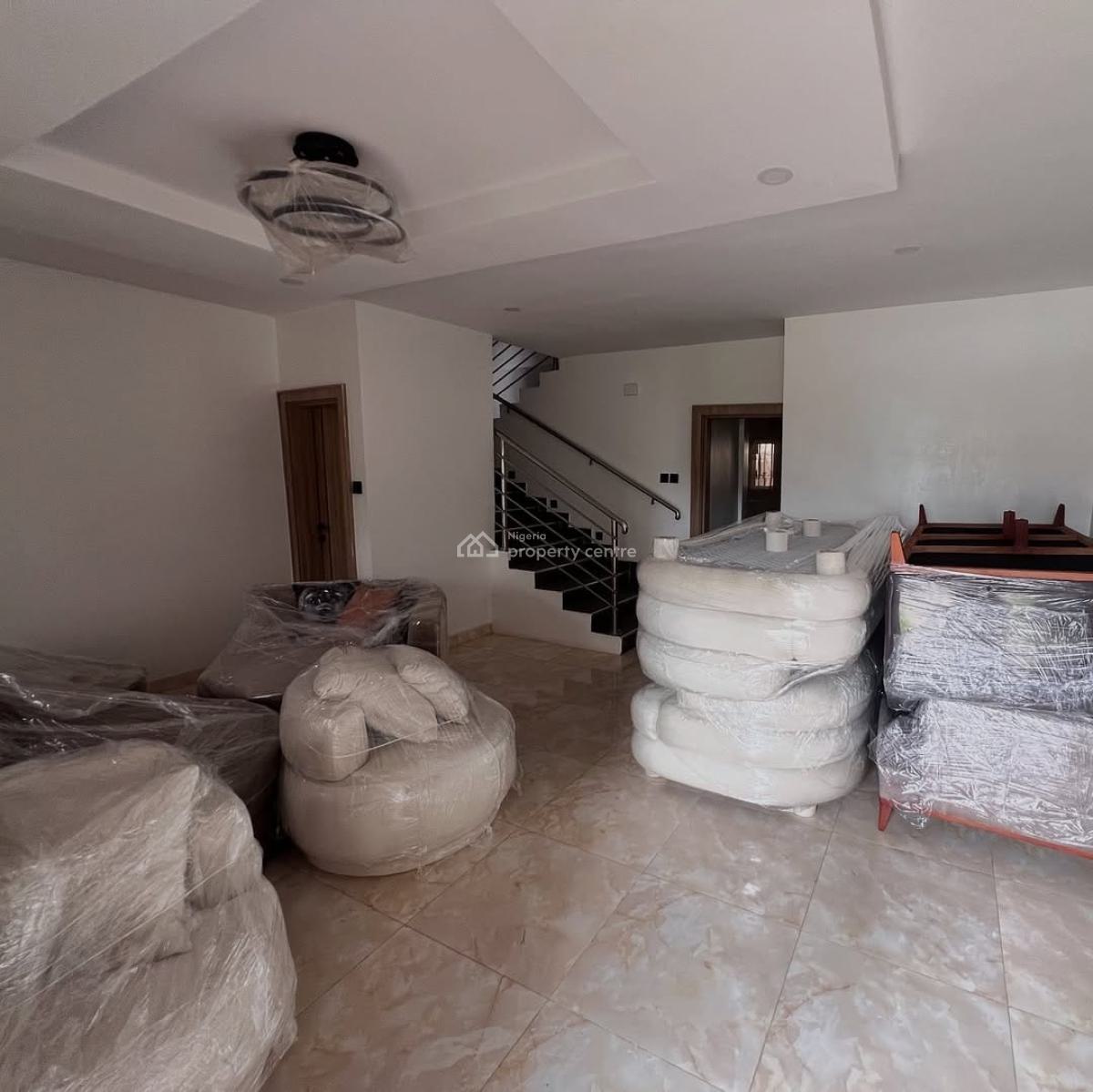 Newly Built 4 Bedroom Terrace Duplex with Bq, Lento Aluminum, Life Camp, Abuja, Terraced Duplex for Sale