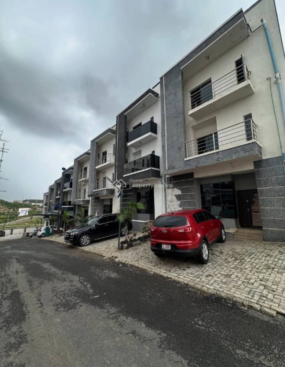 Newly Built 4 Bedroom Terrace with 2 Living Rooms and Bq, Garki 2, Garki, Abuja, Terraced Duplex for Sale