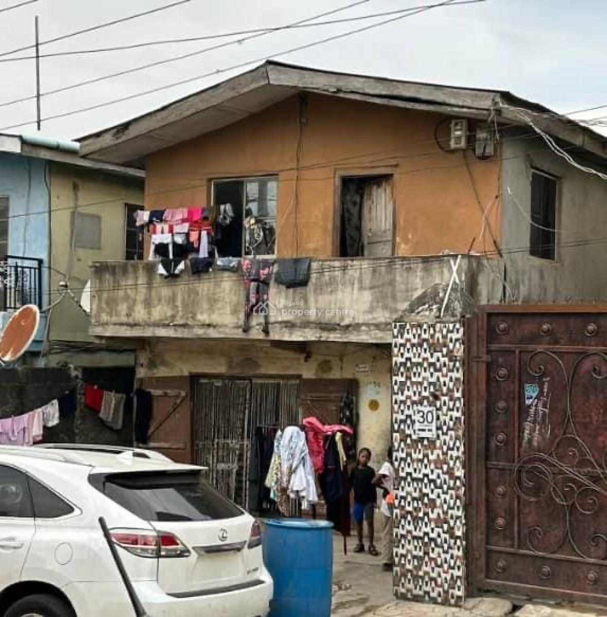 a Storey Building Sitting on Half a Plot of Land, Gra, Ogudu, Lagos, Block of Flats for Sale