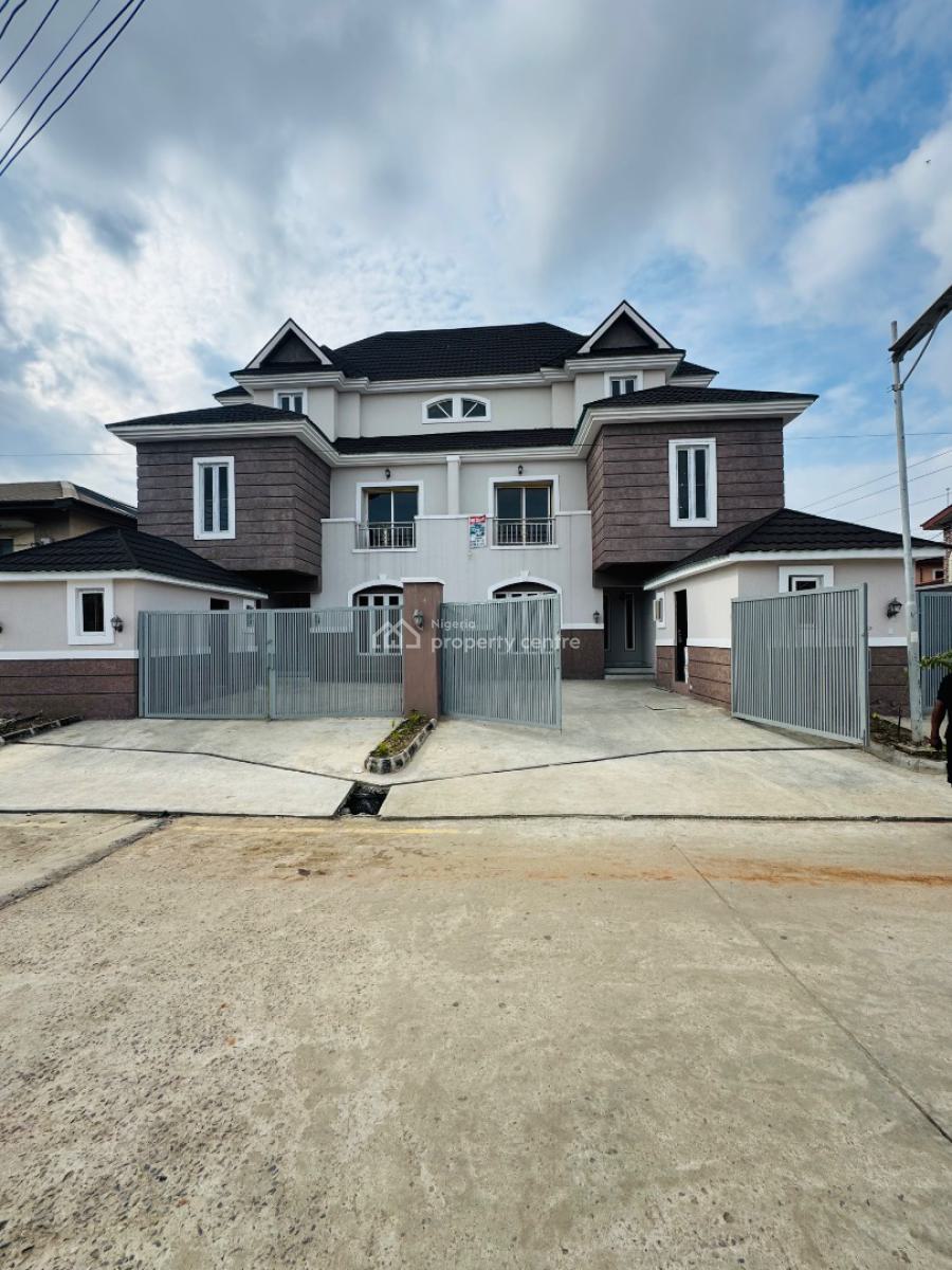 Exquisitely Built 4 Bedroom Semi Detached Duplex with a Room Bq, Oko-oba, Agege, Lagos, Semi-detached Duplex for Sale