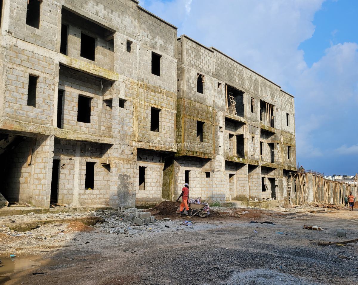 Solid 3bedroom Carcass, in a Mini Estate By Dawaki Main Opposite Gwarimpa Estate, Dawaki, Gwarinpa, Abuja, Flat / Apartment for Sale