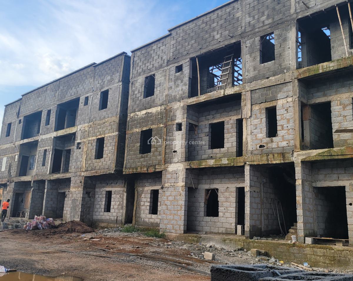 Solid 3bedroom Carcass, in a Mini Estate By Dawaki Main Opposite Gwarimpa Estate, Dawaki, Gwarinpa, Abuja, Flat / Apartment for Sale
