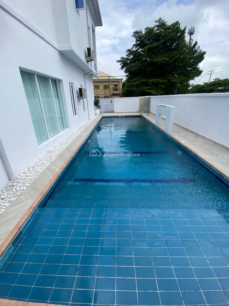 Newly Renovated 5bedroom Full Detached with a Swimming Pool, Pinnock Beach Estate, Osapa, Lekki, Lagos, Detached Duplex for Sale