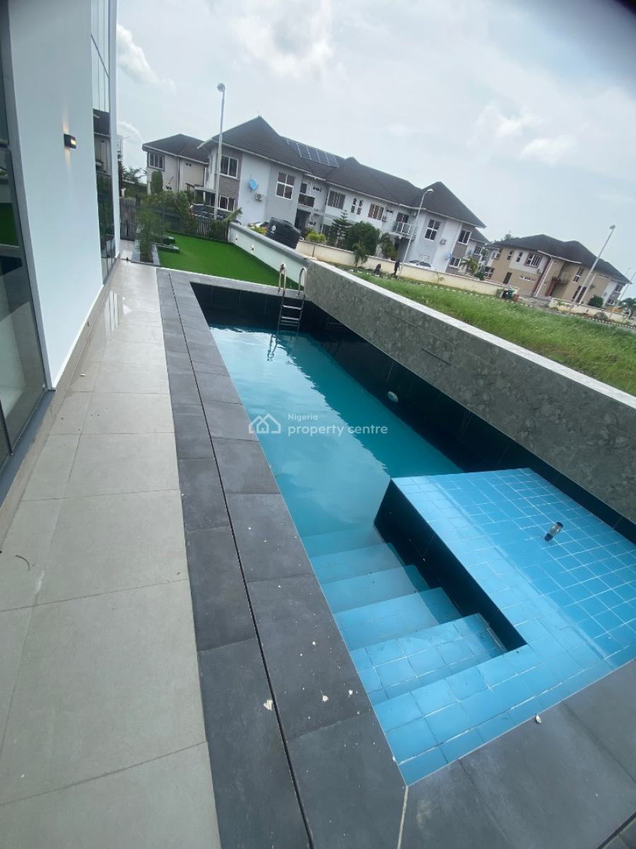Brand New Well Built 5bedroom Full Detached House with Elevator, Osapa, Lekki, Lagos, Detached Duplex for Sale