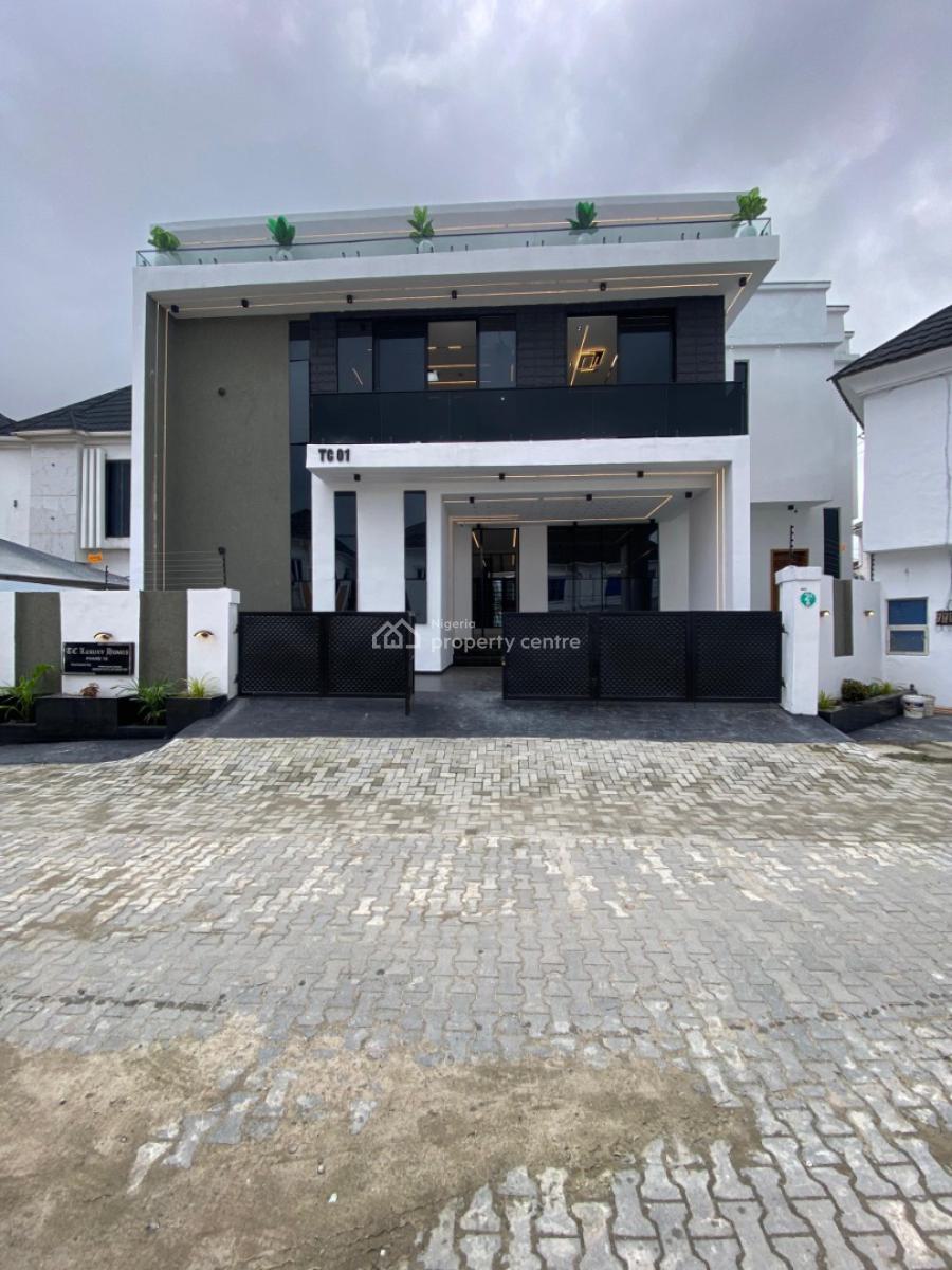 5 Bedroom Fully Detached Duplex with Bq, Lekki Palm City Ajah, Ajah, Lagos, Detached Duplex for Sale
