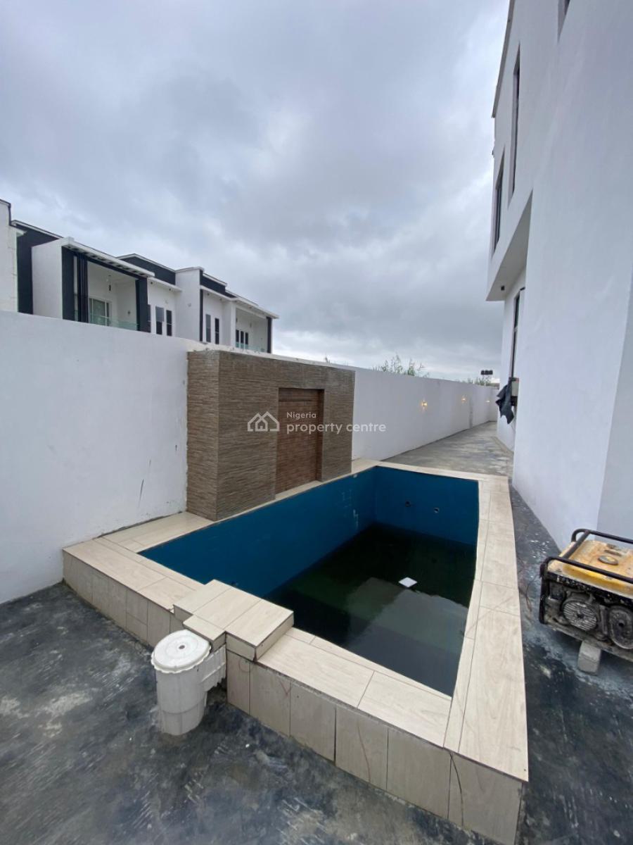 4 Bedroom Fully Detached Duplex with Bq & Swimming Pool, Lekki Palm City Ajah, Ajah, Lagos, Detached Duplex for Sale