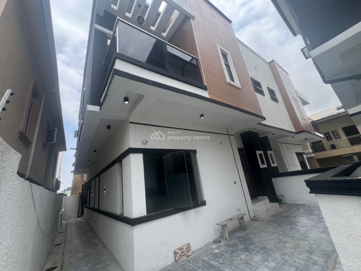 Brand New 4 Bedroom Semi-detached Duplex with Bq, Chevron, Chevron Drive, Lekki, Lagos, Semi-detached Duplex for Sale