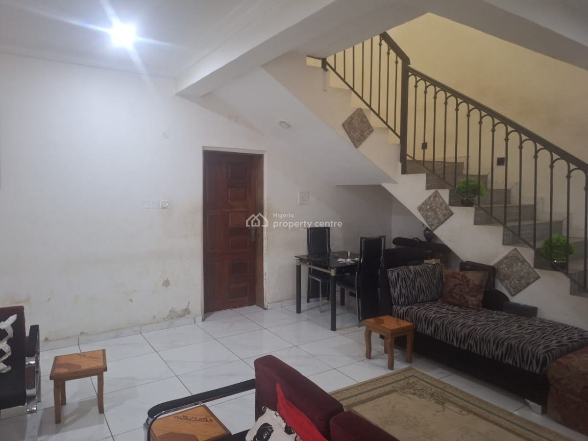 Serviced 3 Bedroom Terraced Duplex with Private Compound and Bq, Chisco Bus Stop, Right Side By Enyo Petrol Station, Ikate Elegushi, Lekki, Lagos, Terraced Duplex for Sale