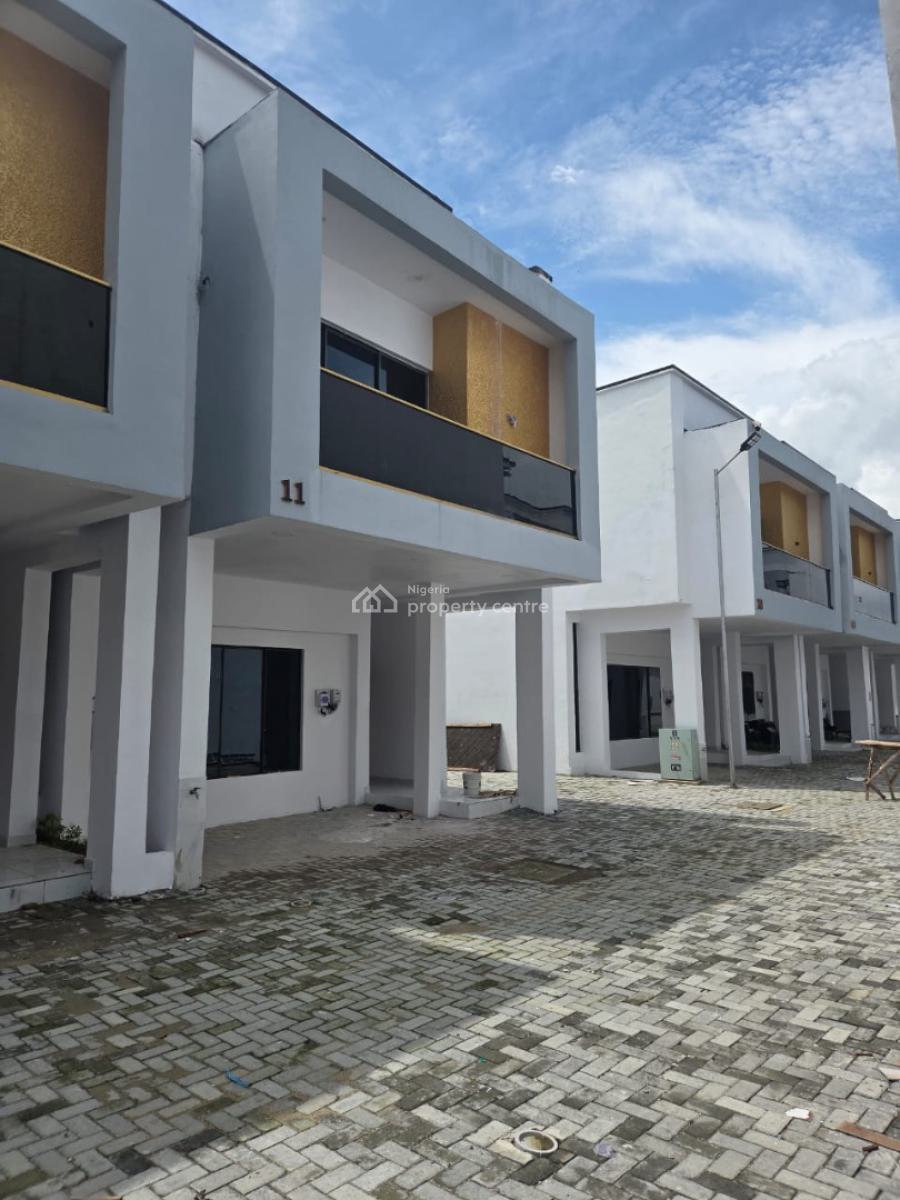 3 Bedroom Terrence Duplex with Bq, Inside Ajayi Apata Estate, Sangotedo/zularich Residence Phase 1, Sangotedo, Ajah, Lagos, Terraced Duplex for Sale