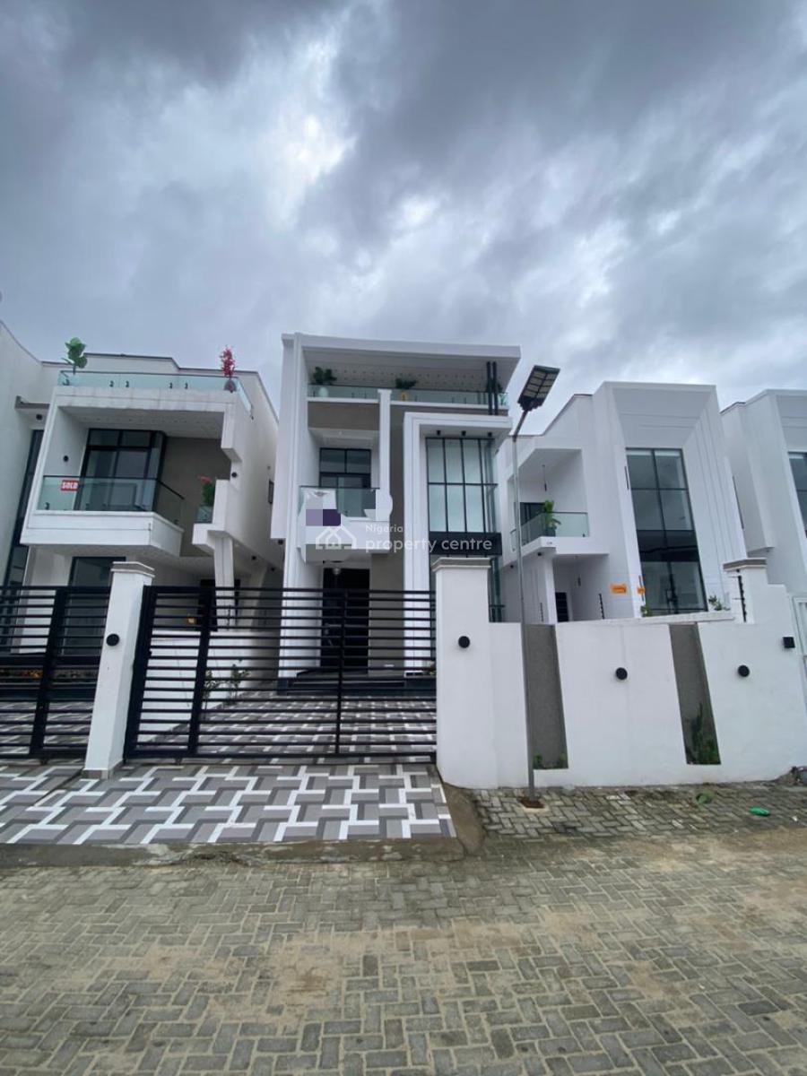 4 Bedroom Fully Detached Duplex with Bq,study Room & Swimming Pool, Lekki Palm City Ajah, Ajah, Lagos, Detached Duplex for Sale