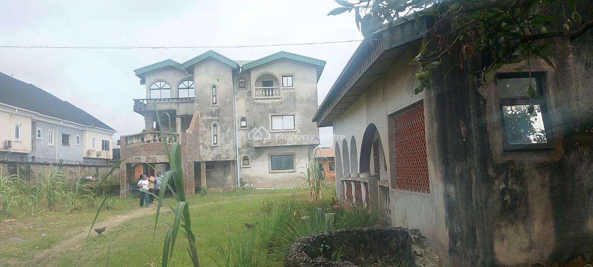 Massive 15 Rooms on 5 Plots of Land in Serene Estate, Marshy Hills Estate,akins, Before Okeira Bus Stop, Ajah, Lagos, Detached Duplex for Sale
