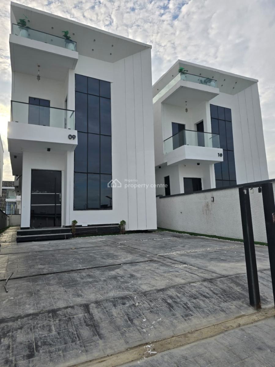 Luxury 5 Bedroom Fully Detached Duplex with Bq and Swimming Pool, Chevron, Lekki, Lagos, Detached Duplex for Sale