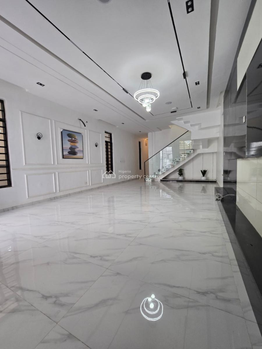 Luxury 5 Bedroom Fully Detached Duplex with Bq and Swimming Pool, Chevron, Lekki, Lagos, Detached Duplex for Sale