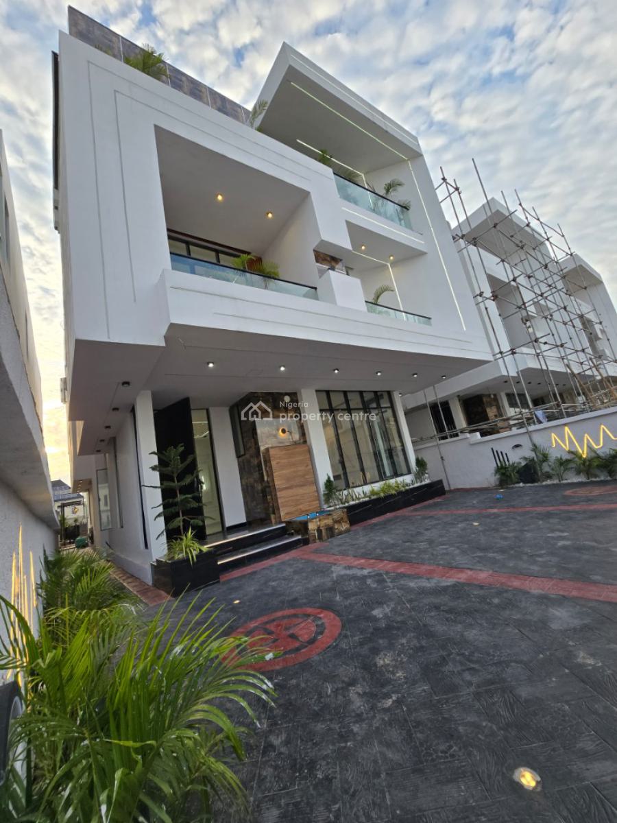 Luxury 5 Bedroom Fully Detached Duplex with Bq and Swimming Pool, Chevron, Lekki, Lagos, Detached Duplex for Sale