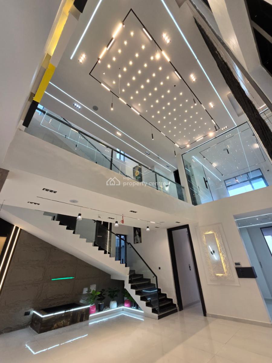 Luxury 5 Bedroom Fully Detached Duplex with Bq and Swimming Pool, Chevron, Lekki, Lagos, Detached Duplex for Sale