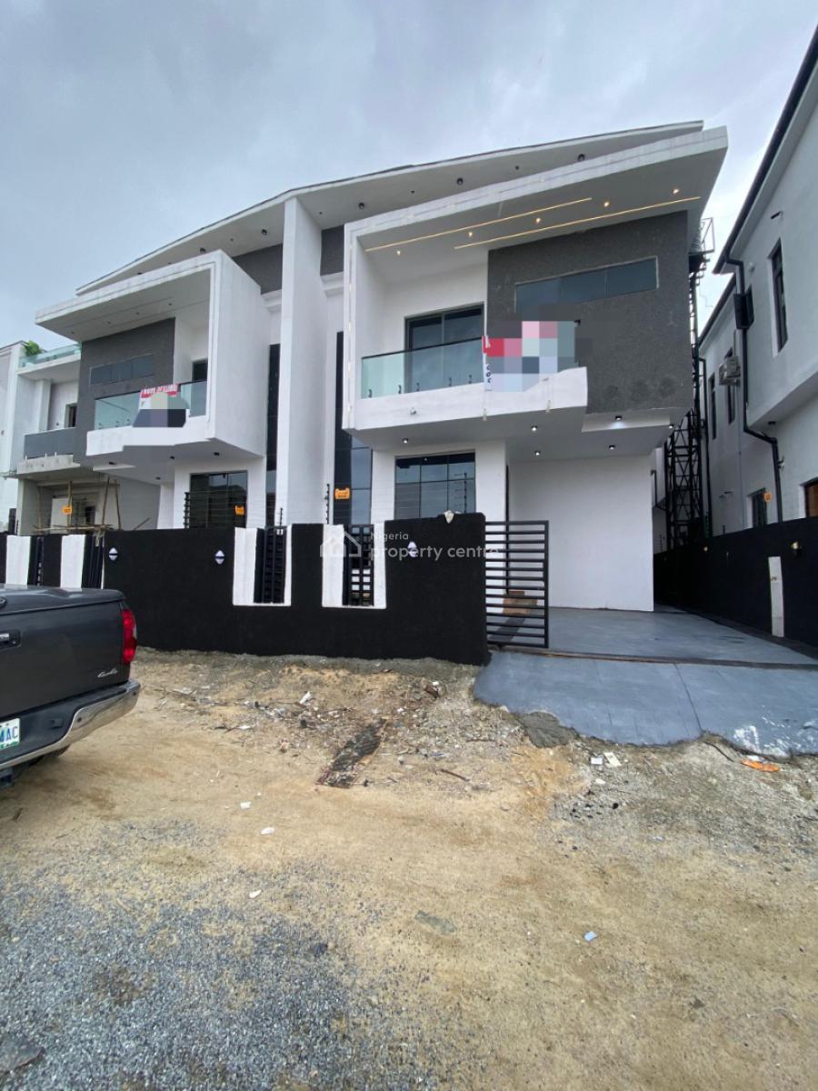 4 Bedroom Semi Detached Duplex with Bq, Lekki Palm City, Ajah, Lagos, Semi-detached Duplex for Sale