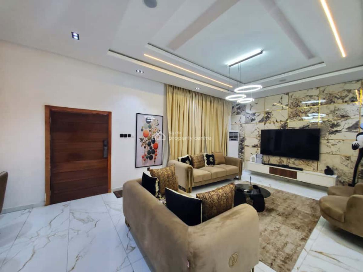 Tastefully Built Fully Furnished Luxury 4bedrooms Semi Detached Duplex, Ikate, Lekki Lagos State, Ikate, Lekki, Lagos, Semi-detached Duplex for Rent