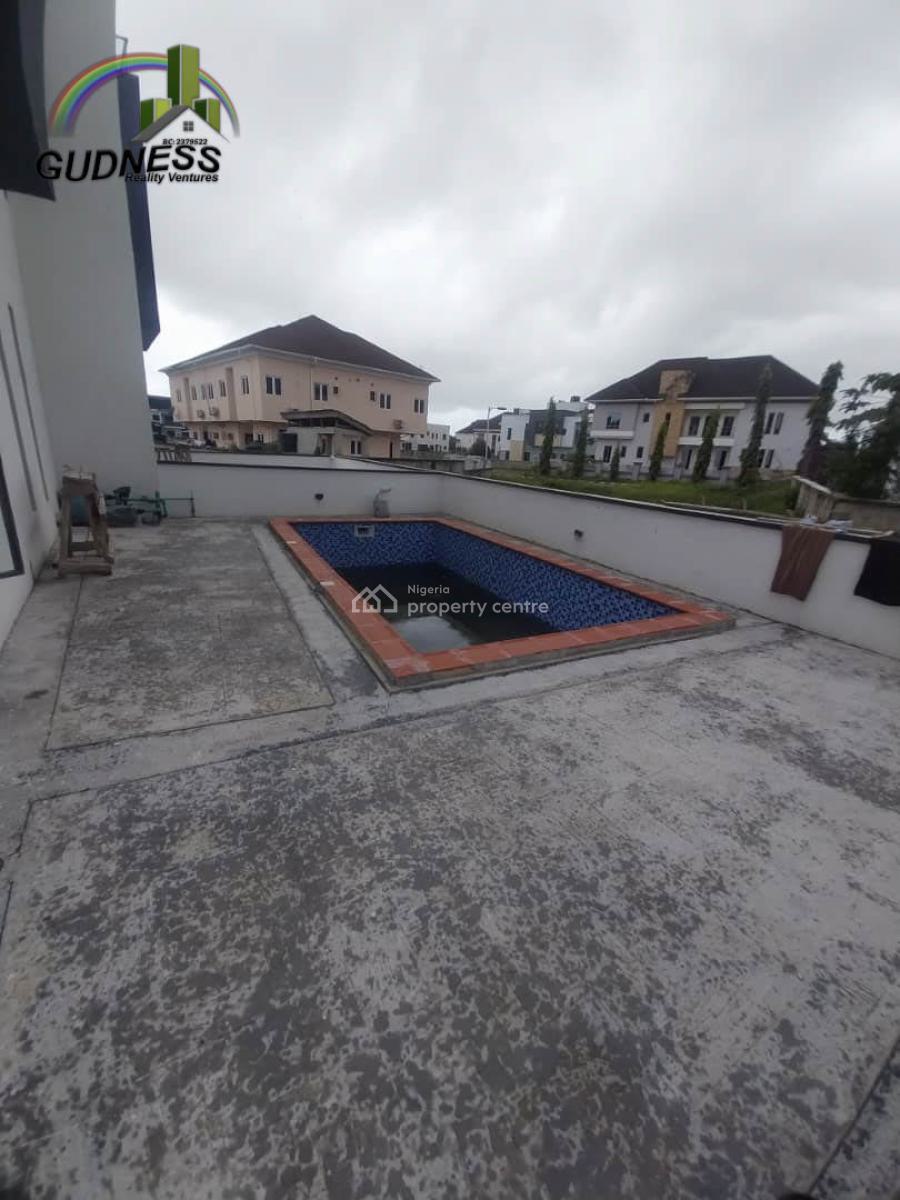 4 Bedroom Semi Detached Duplex with S-pool, Cinema & Penthouse, Lake View Park 1, Ajah, Lagos, Detached Duplex for Sale