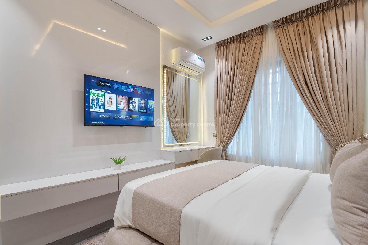 Premium 3-bedroom Waterfront Apartment Located in The V.i, Victoria Island (vi), Lagos, Flat / Apartment Short Let
