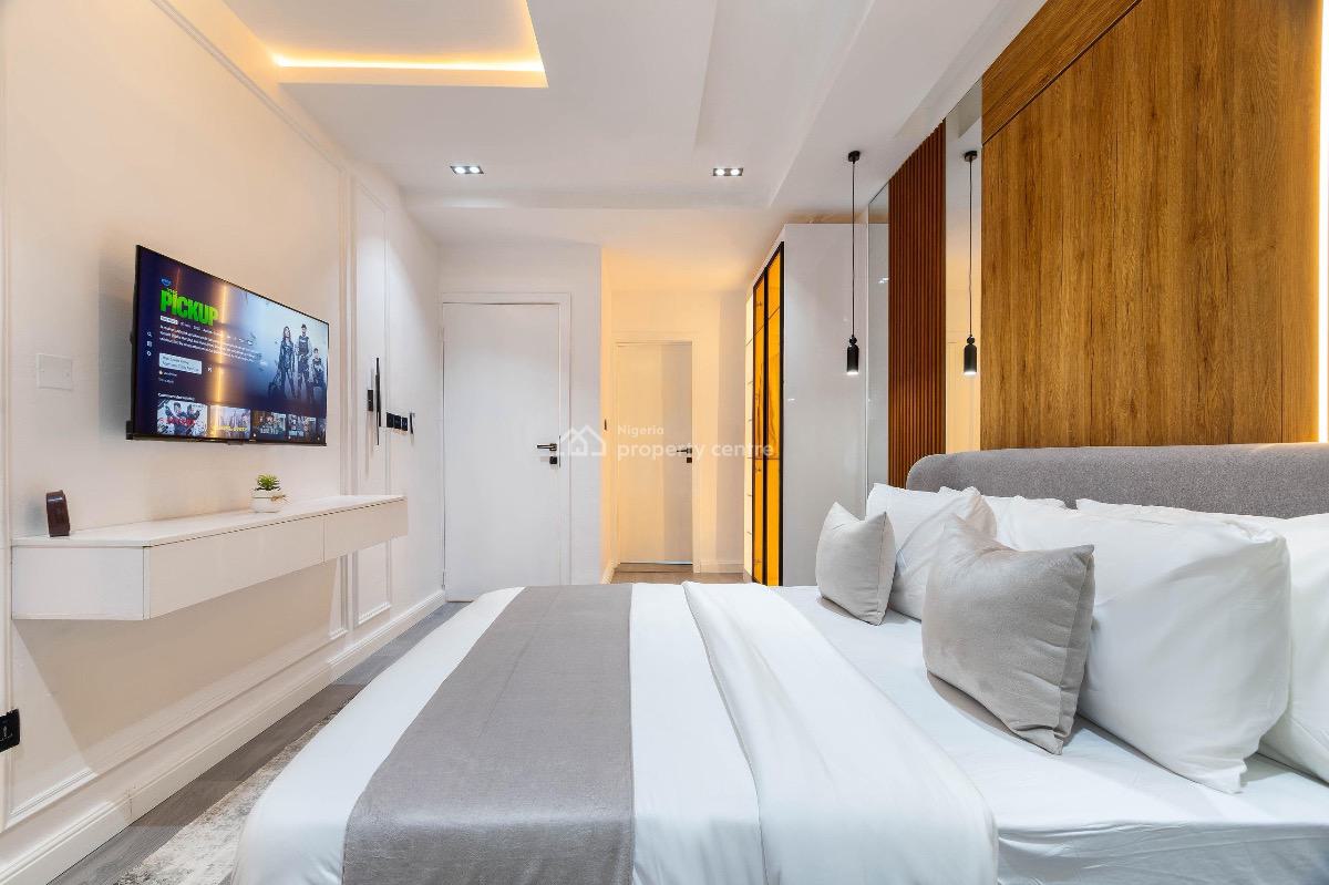 Premium 3-bedroom Waterfront Apartment Located in The V.i, Victoria Island (vi), Lagos, Flat / Apartment Short Let