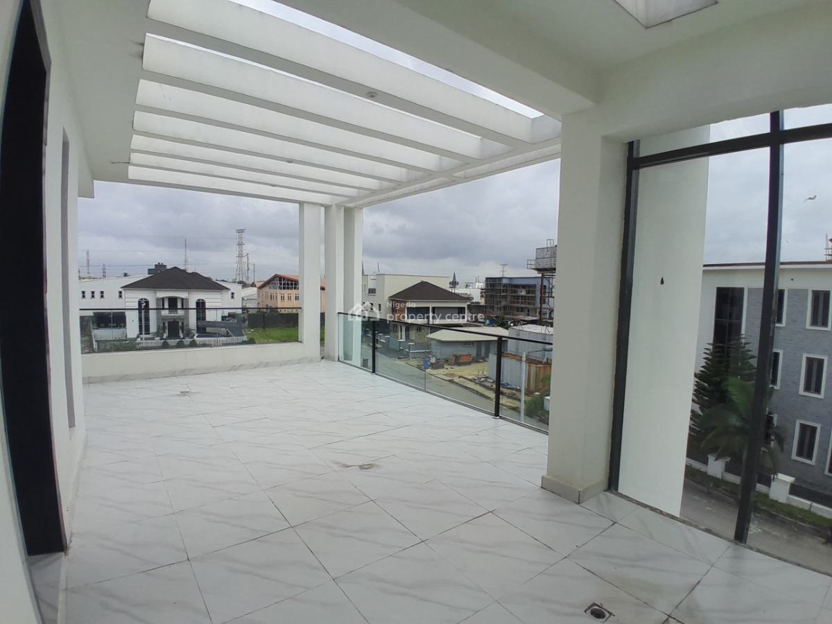 4 Bedroom Semi-detached Duplex with Bq, Pool and Roftop Terrace, Lake View Park 1 Estate By Vgc, Opposite Ikota Shooping Complex, Lekki, Lagos, Semi-detached Duplex for Sale