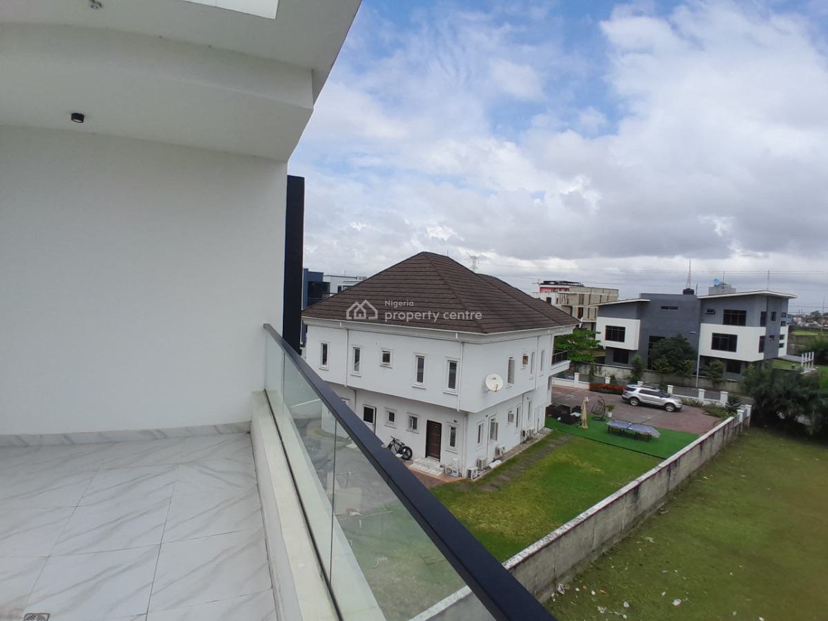 4 Bedroom Semi-detached Duplex with Bq, Pool and Roftop Terrace, Lake View Park 1 Estate By Vgc, Opposite Ikota Shooping Complex, Lekki, Lagos, Semi-detached Duplex for Sale