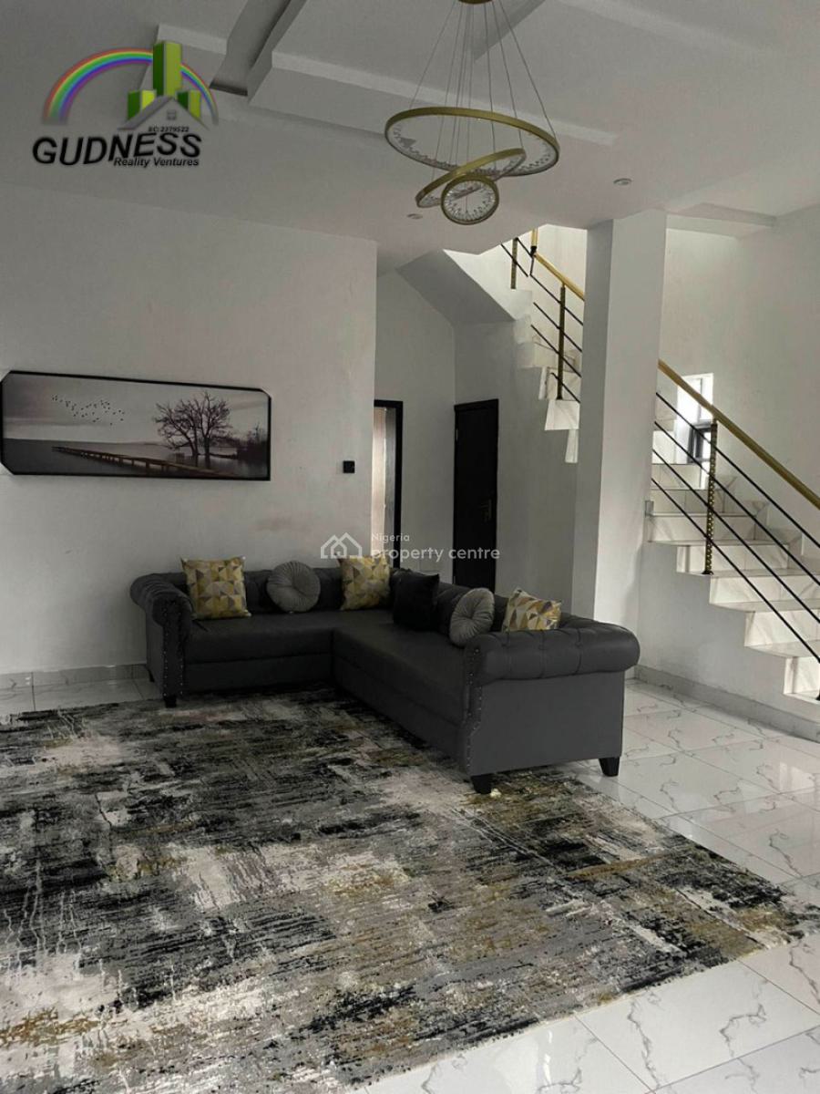 Brand New Partly Furnished 4 Bedroom Detached Duplex with Bq, Ikota, Lekki, Lagos, Detached Duplex for Rent