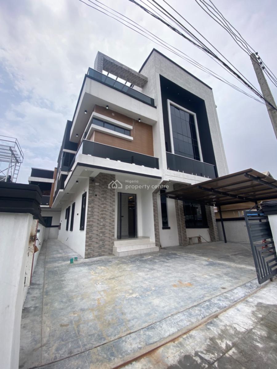 5 Bedroom Fully Detached Duplex with Bq, Chevron, Lekki, Lagos, Detached Duplex for Sale