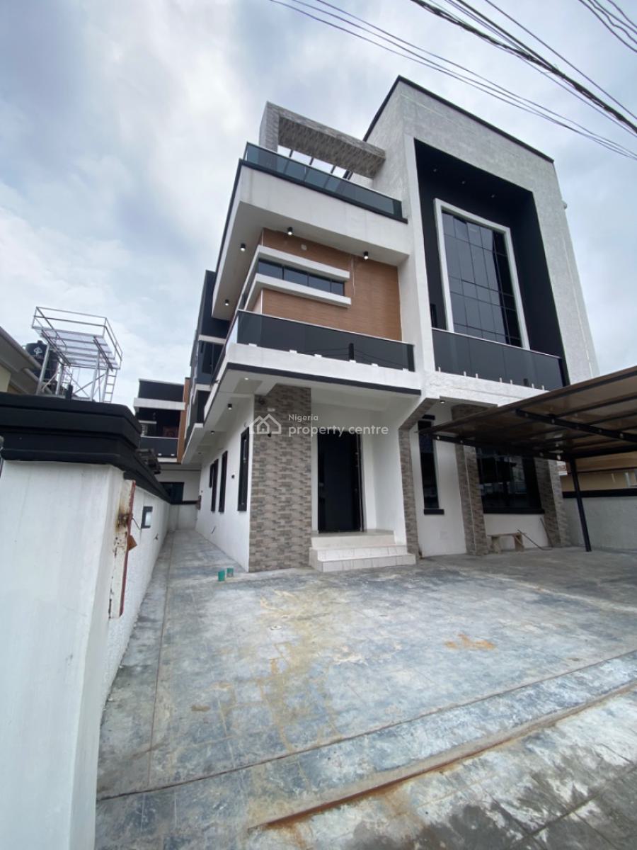 5 Bedroom Fully Detached Duplex with Bq, Chevron, Lekki, Lagos, Detached Duplex for Sale