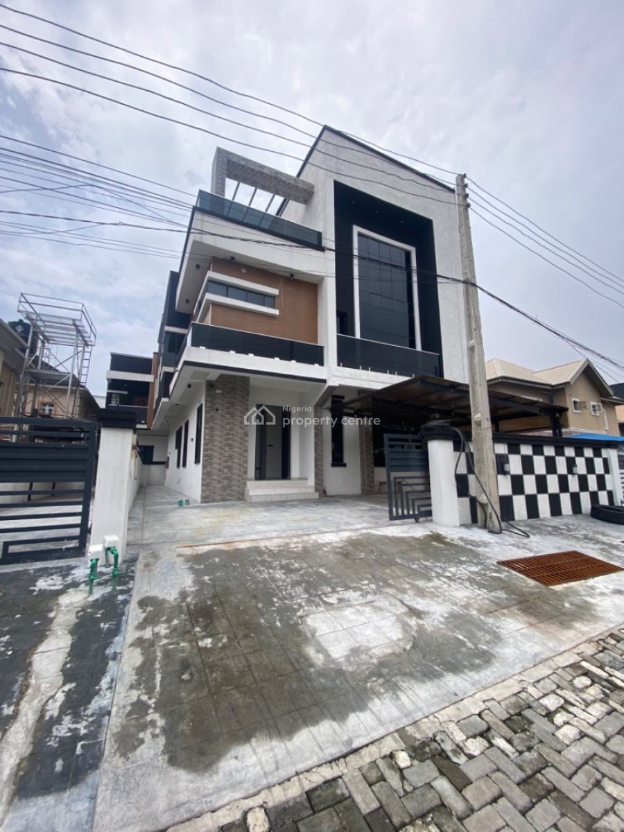 5 Bedroom Fully Detached Duplex with Bq, Chevron, Lekki, Lagos, Detached Duplex for Sale