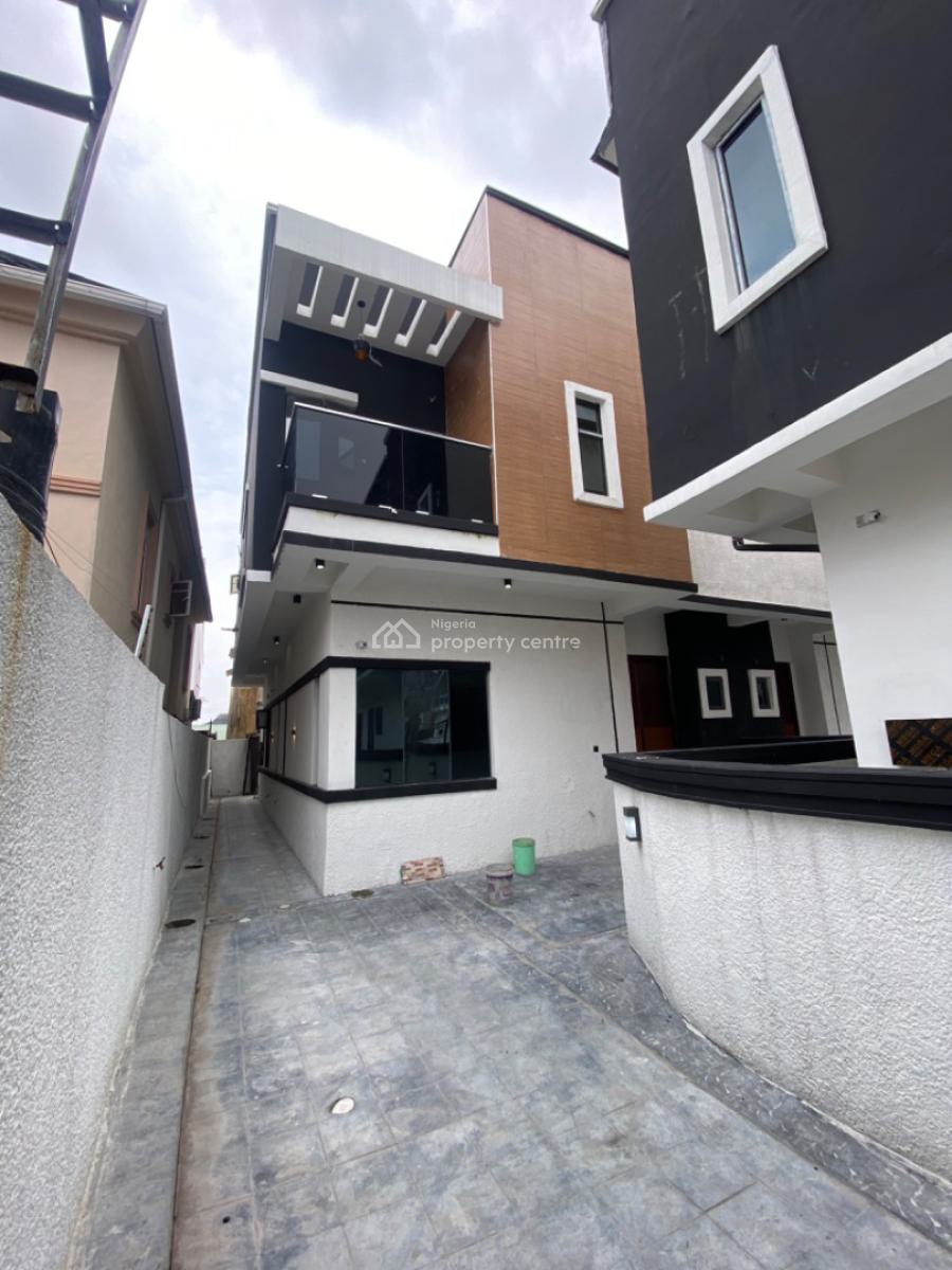 4 Bedroom Semi Detached Duplex with Bq, Chevron, Lekki, Lagos, Semi-detached Duplex for Sale