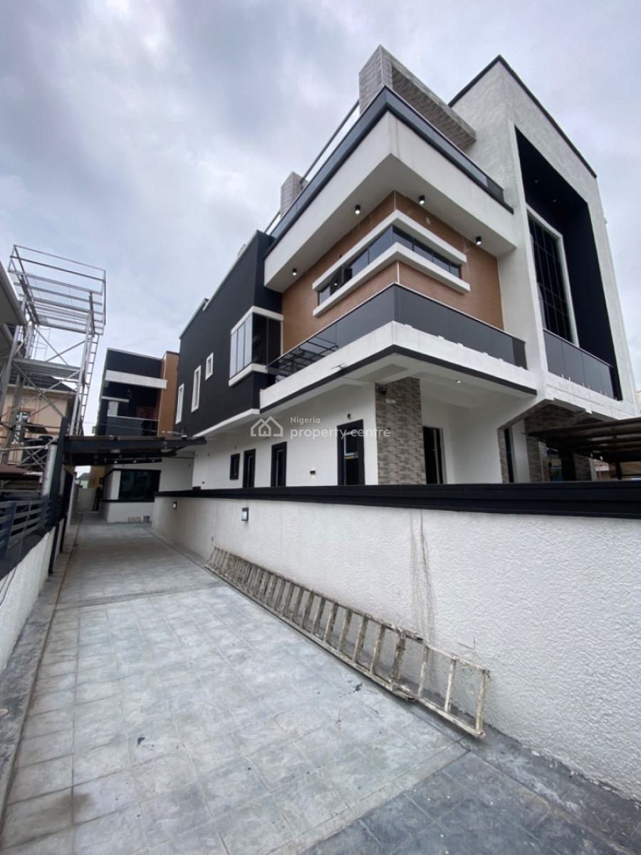 4 Bedroom Semi Detached Duplex with Bq, Chevron, Lekki, Lagos, Semi-detached Duplex for Sale