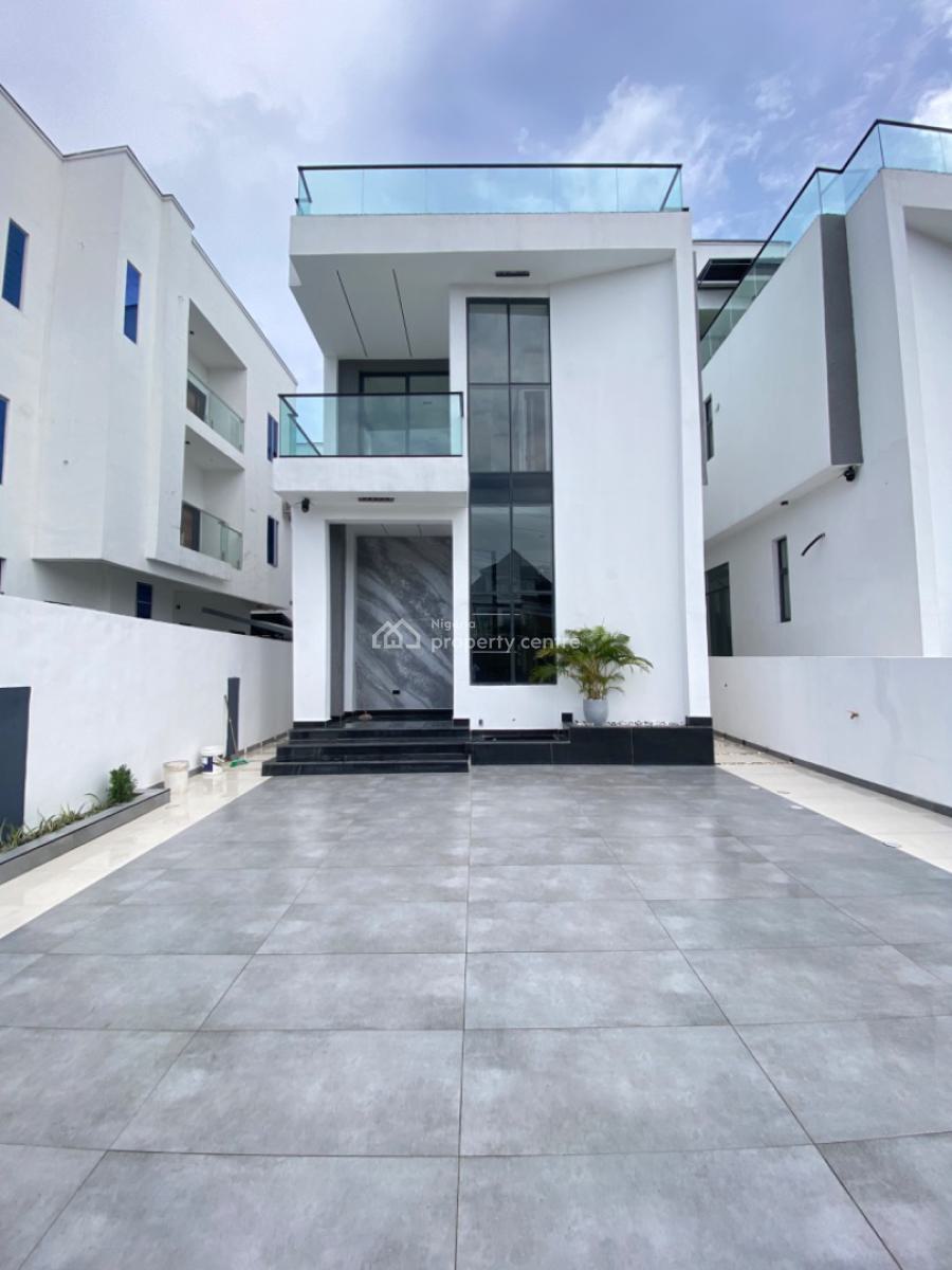5 Bedroom Fully Automated Detached Duplex, Bq, Pool, Cinema, Gym, Penthouse, Chevron, Lekki, Lagos, Detached Duplex for Sale
