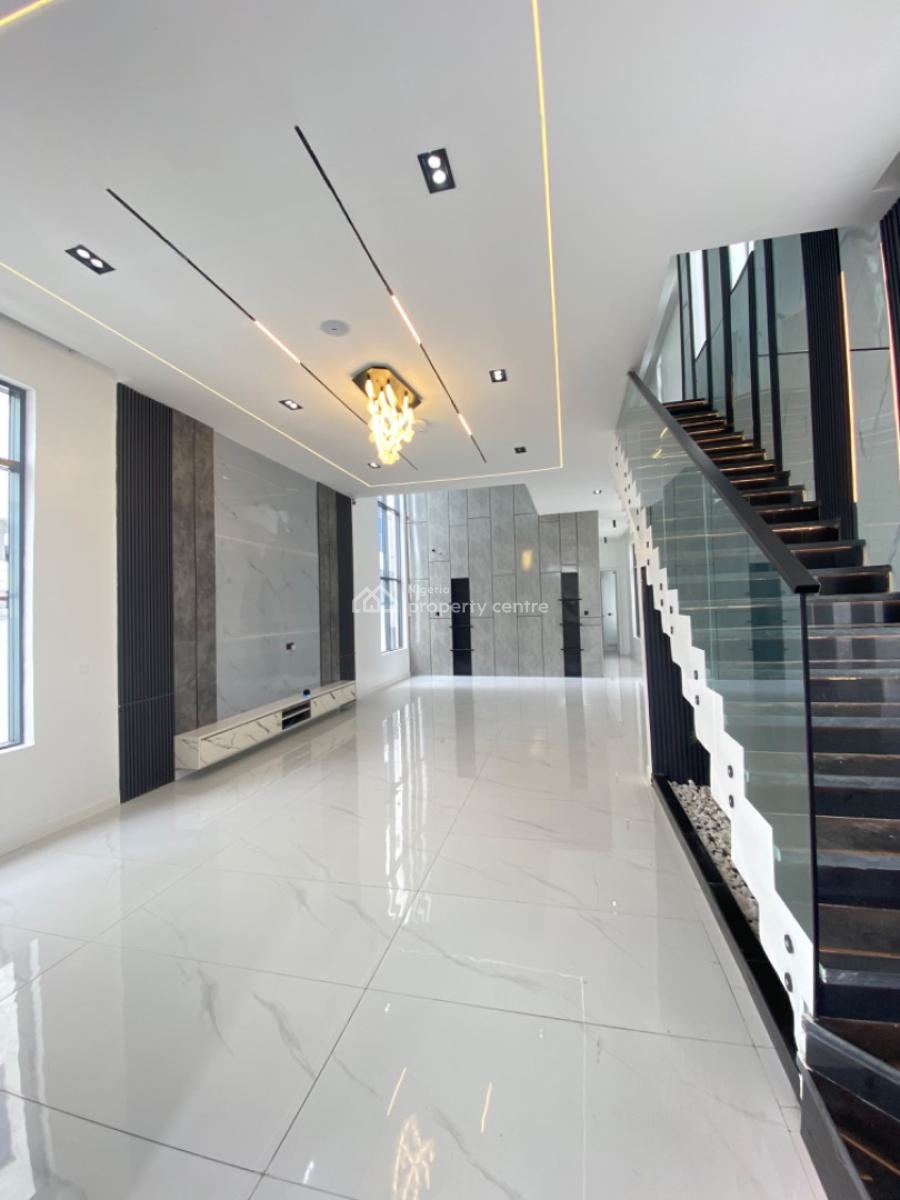 5 Bedroom Fully Automated Detached Duplex, Bq, Pool, Cinema, Gym, Penthouse, Chevron, Lekki, Lagos, Detached Duplex for Sale