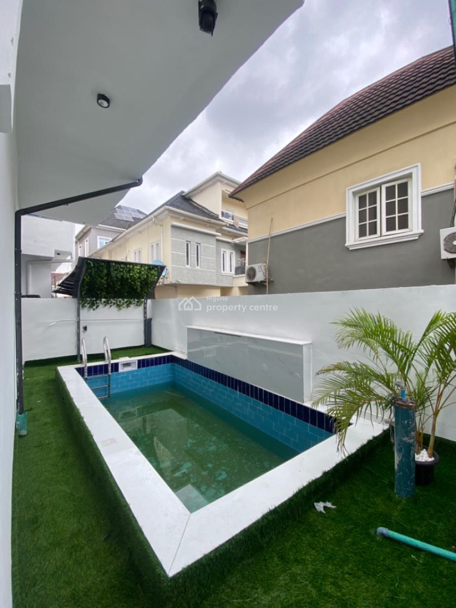 5 Bedroom Fully Automated Detached Duplex, Bq, Pool, Cinema, Gym, Penthouse, Chevron, Lekki, Lagos, Detached Duplex for Sale