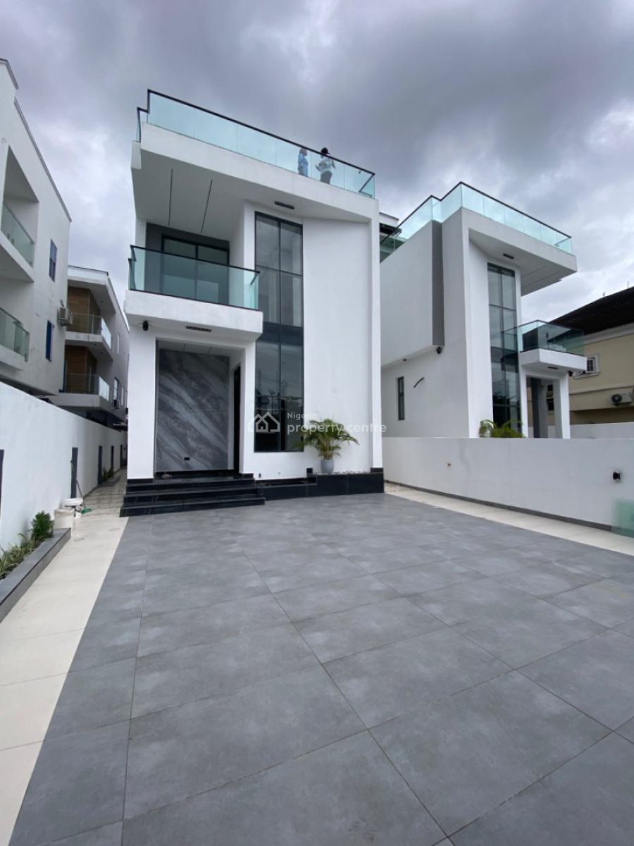 5 Bedroom Fully Automated Detached Duplex, Bq, Pool, Cinema, Gym, Penthouse, Chevron, Lekki, Lagos, Detached Duplex for Sale