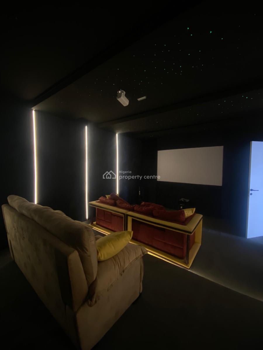 5 Bedroom Fully Detached Duplex with Cinema, Pool & Bar, Chevy View Estate, Lekki, Lagos, Detached Duplex for Sale