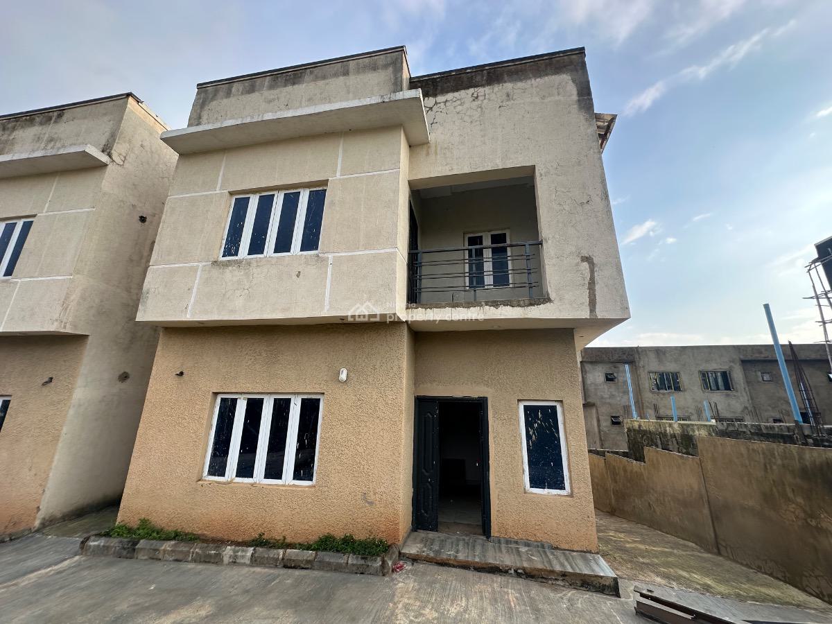 Semi Finished 4 Bedroom Semi Detached Duplex with Bq, Cbn Quarters, Life Camp, Abuja, Semi-detached Duplex for Sale