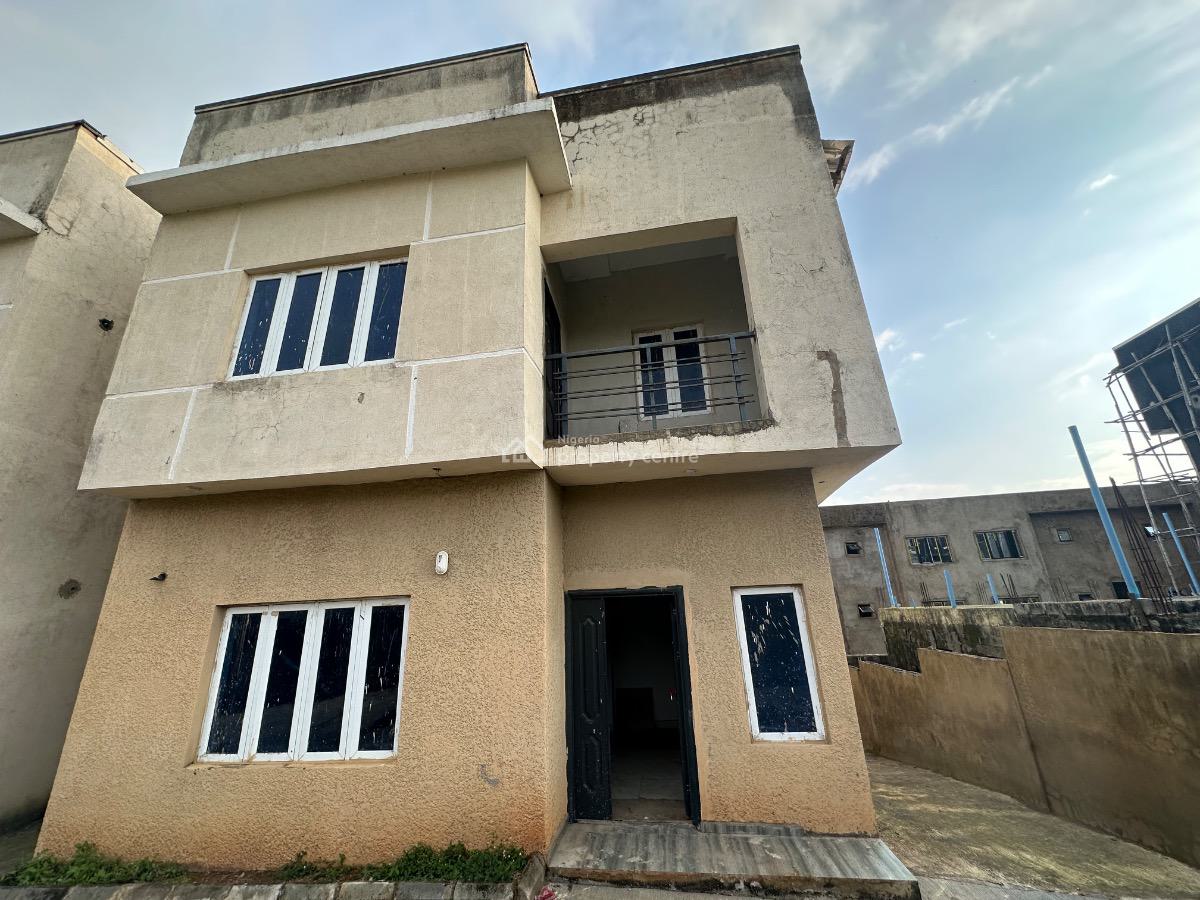 Semi Finished 4 Bedroom Semi Detached Duplex with Bq, Cbn Quarters, Life Camp, Abuja, Semi-detached Duplex for Sale