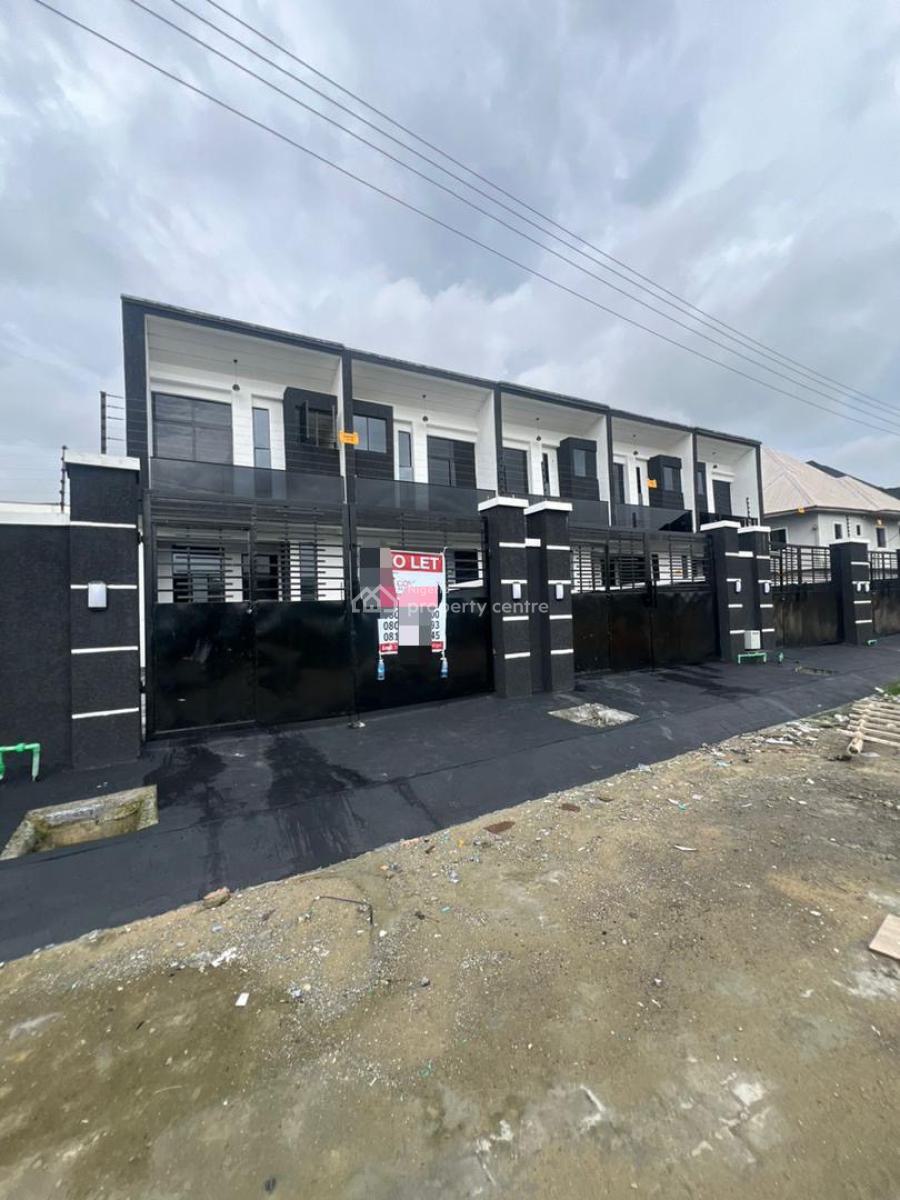 Standard 4 Bedroom Terrace Duplex with Bq, Ikota, Lekki, Lagos, Terraced Duplex for Rent