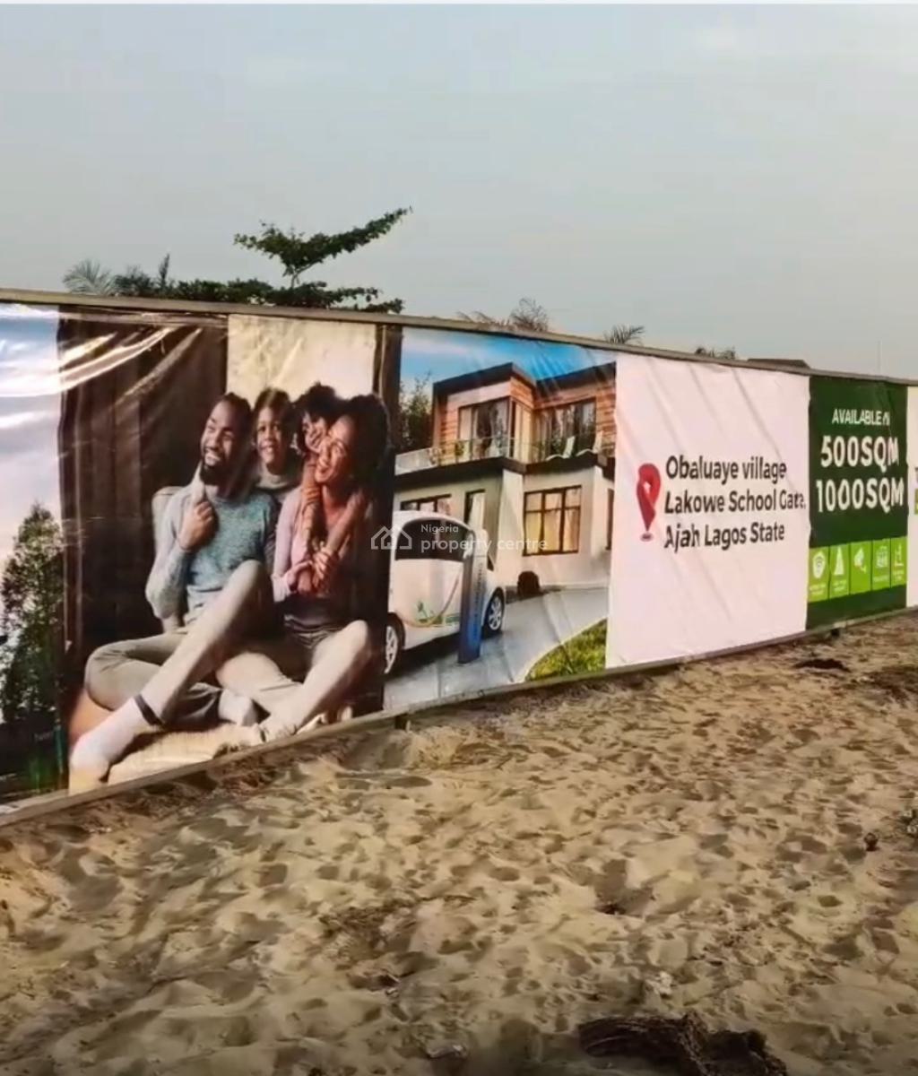 Plots of Land, Obaluaye Village/lakowe School Gate/ City-view Estate, Ajah, Lagos, Mixed-use Land for Sale