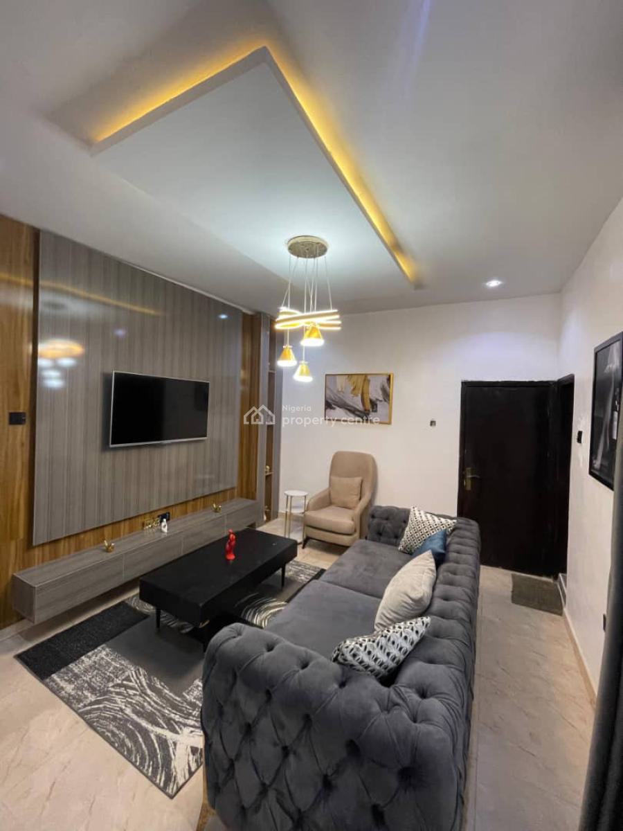 Exquisite Newly Revamped Fully Furnished Miniflat with Separate Fitted, Osapa, Lekki, Lagos, Mini Flat (room and Parlour) for Rent