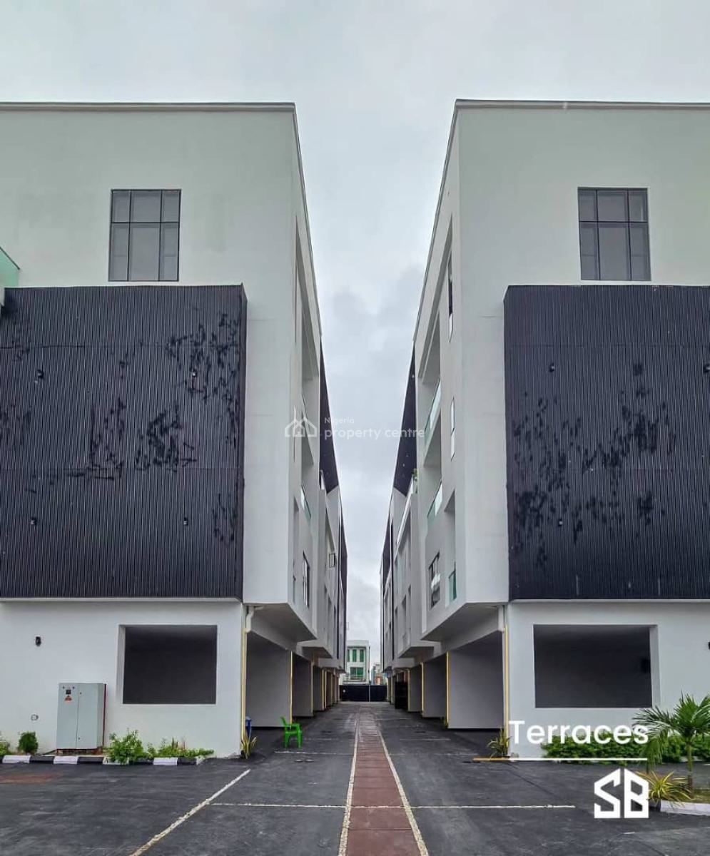 Newly Built Fully Service 4bedroom Terrace Duplex with Bq, Lagos, Ikate, Lekki, Lagos, Terraced Duplex for Sale
