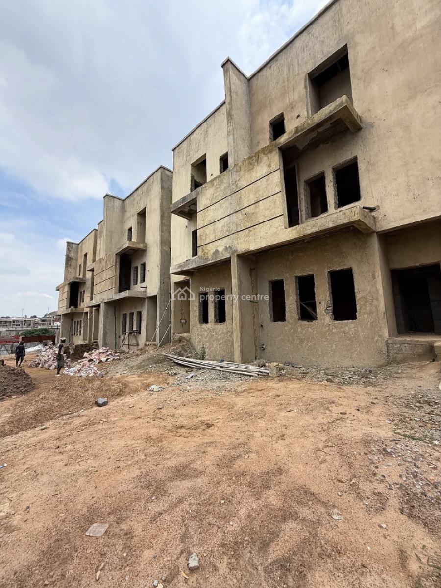 4-bedroom Terrace Duplex with Bq (to Be Delivered at Fully Finished), Guzape District, Abuja, Terraced Duplex for Sale