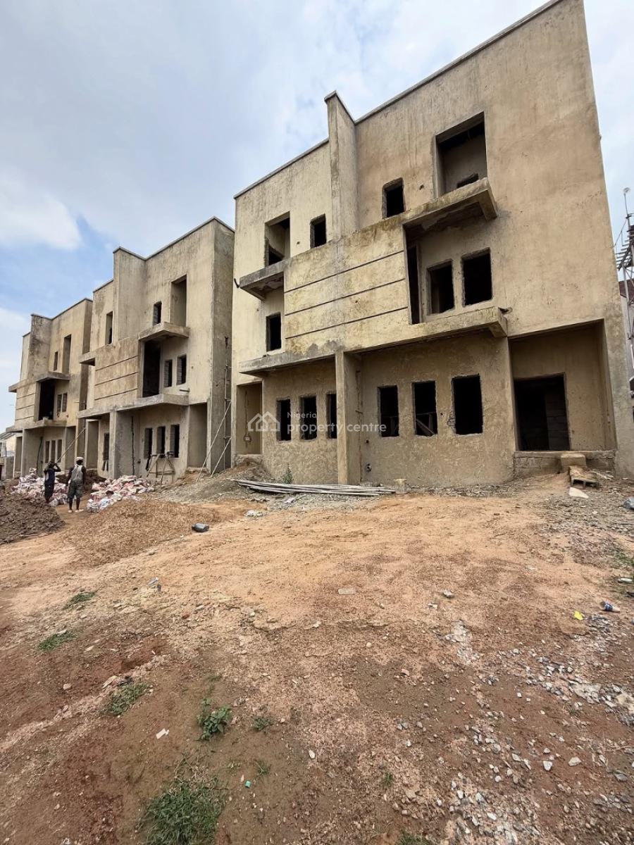 4-bedroom Terrace Duplex with Bq (to Be Delivered at Fully Finished), Guzape District, Abuja, Terraced Duplex for Sale