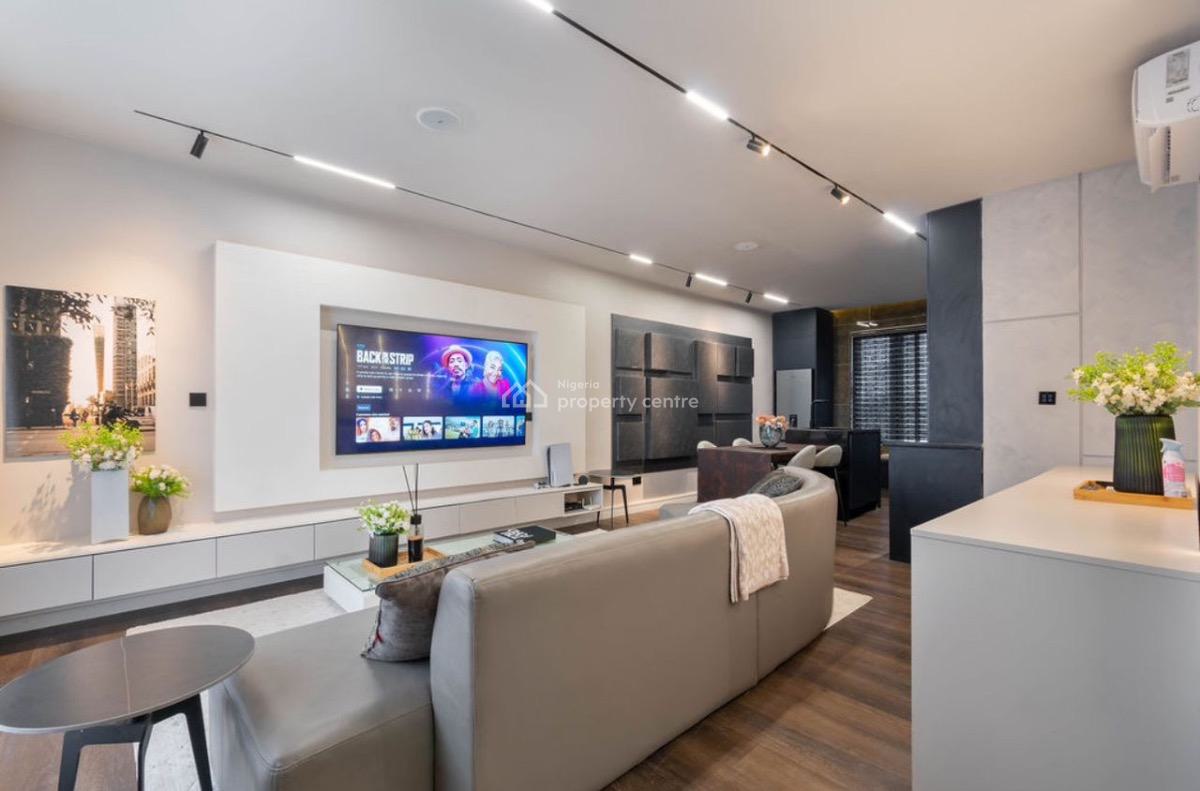 Smart Home 2 Bedroom Penthouses with Ps5 (alexa Control), Ewa’s Court, Buniameen Oyekan Close, Lekki Right, Lekki Phase 1, Lekki, Lagos, Flat / Apartment Short Let