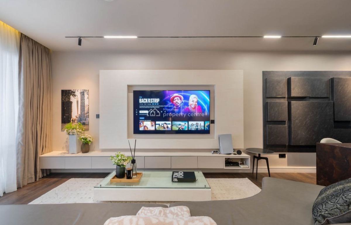 Smart Home 2 Bedroom Penthouses with Ps5 (alexa Control), Ewa’s Court, Buniameen Oyekan Close, Lekki Right, Lekki Phase 1, Lekki, Lagos, Flat / Apartment Short Let