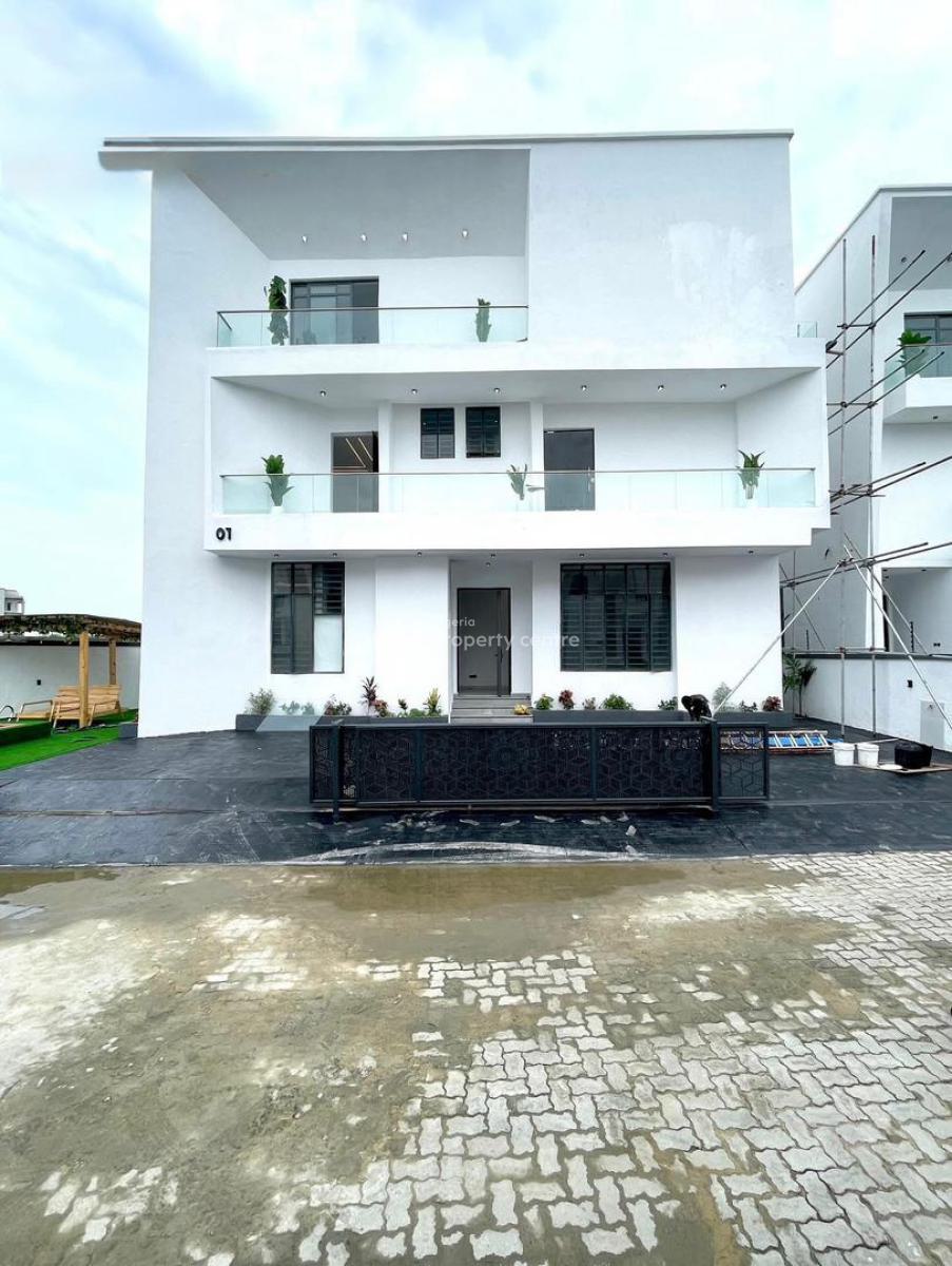 Smart Luxury 5 Bedroom Duplex with Swimming Pool/cinema/bq, Chevron, Lekki, Lagos, Detached Duplex for Sale