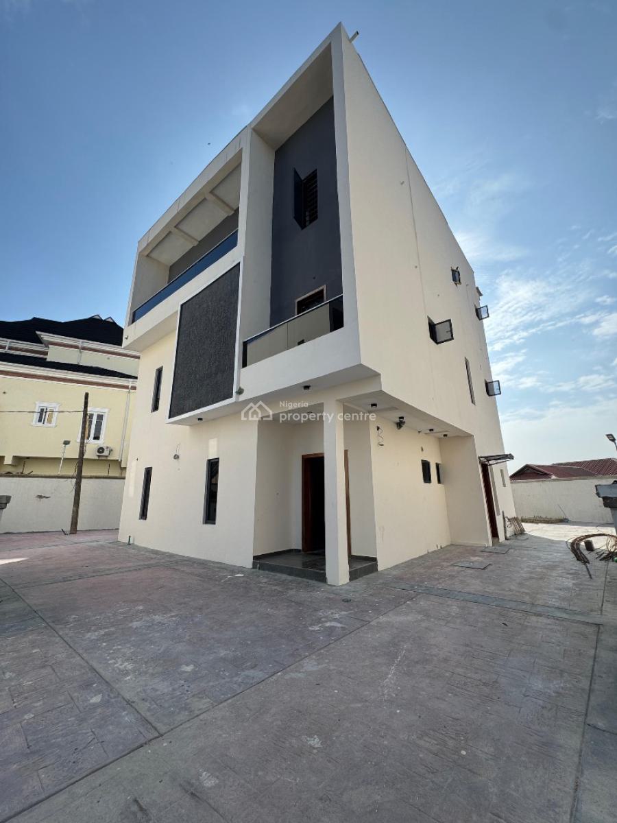Stunning 4 Bedroom Detached Duplex with a Bq with a Pool, Igbo Efon, Lekki, Lagos, Detached Duplex for Sale